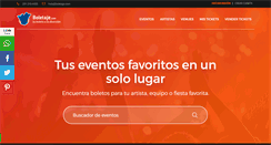 Desktop Screenshot of boletaje.com